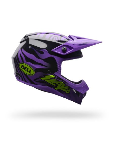 Casque cross enfant Bell MX-10 MIPS Amber- Noir Violet