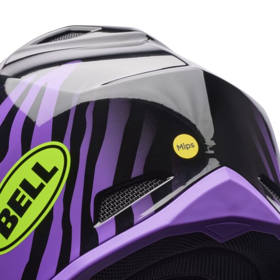 Casque cross enfant Bell MX-10 MIPS Amber- Noir Violet
