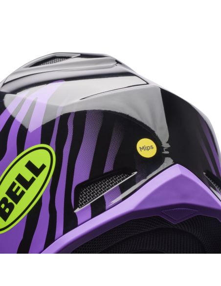 Casque cross enfant Bell MX-10 MIPS Amber- Noir Violet