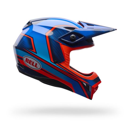 Casque cross enfant Bell MX-10 MIPS Speedway- Bleu