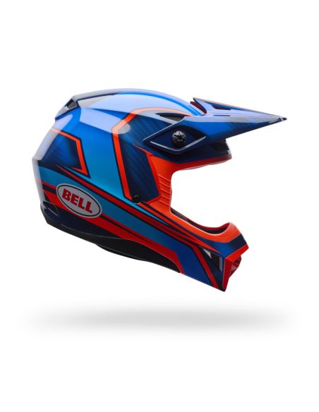 Casque cross enfant Bell MX-10 MIPS Speedway- Bleu