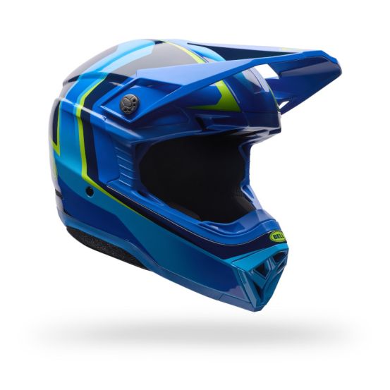 Casque cross Bell Moto-10 MIPS Pulse- Bleu