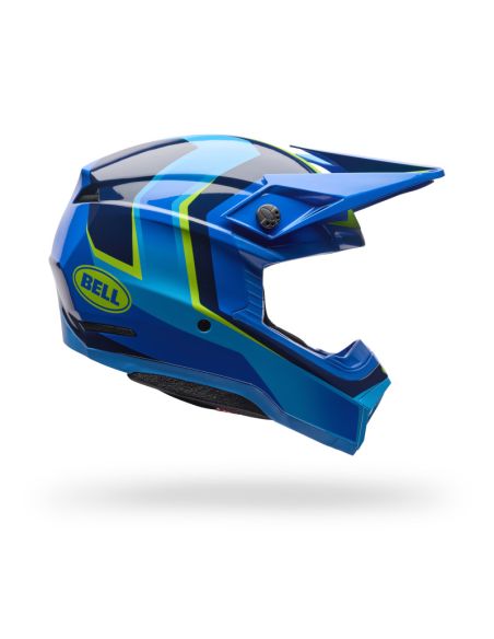 Casque cross Bell Moto-10 MIPS Pulse- Bleu