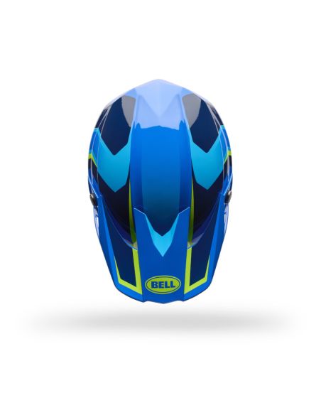 Casque cross Bell Moto-10 MIPS Pulse- Bleu