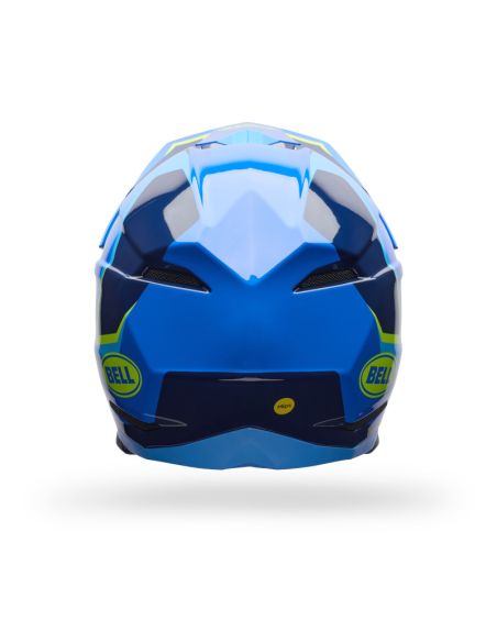 Casque cross Bell Moto-10 MIPS Pulse- Bleu