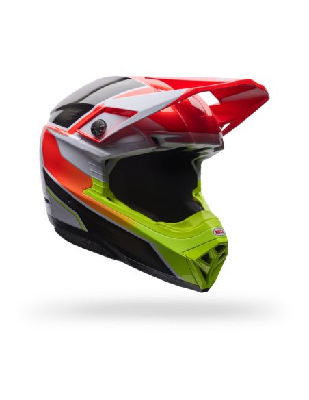 Casque cross Bell Moto-10 MIPS Surge- Rouge fluo