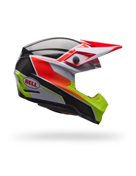 Casque cross Bell Moto-10 MIPS Surge- Rouge fluo