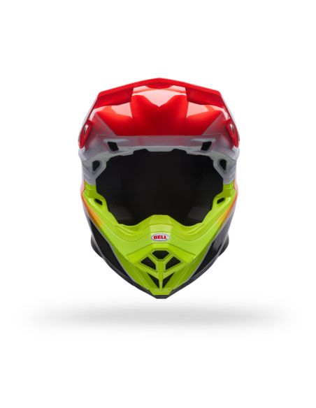 Casque cross Bell Moto-10 MIPS Surge- Rouge fluo