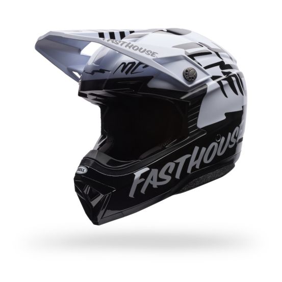 Casque cross Bell Moto-10 MIPS Fasthouse - Blanc Noir