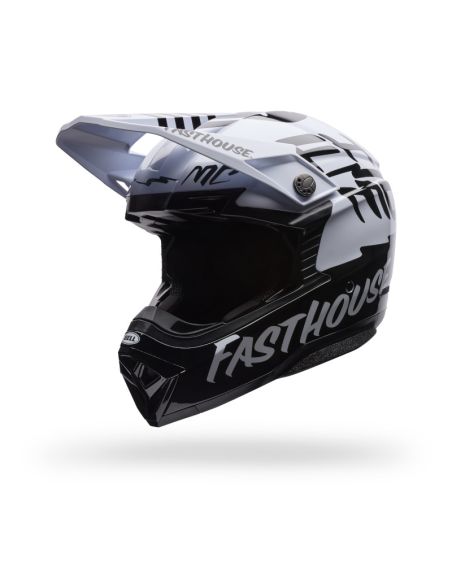Casque cross Bell Moto-10 MIPS Fasthouse - Blanc Noir