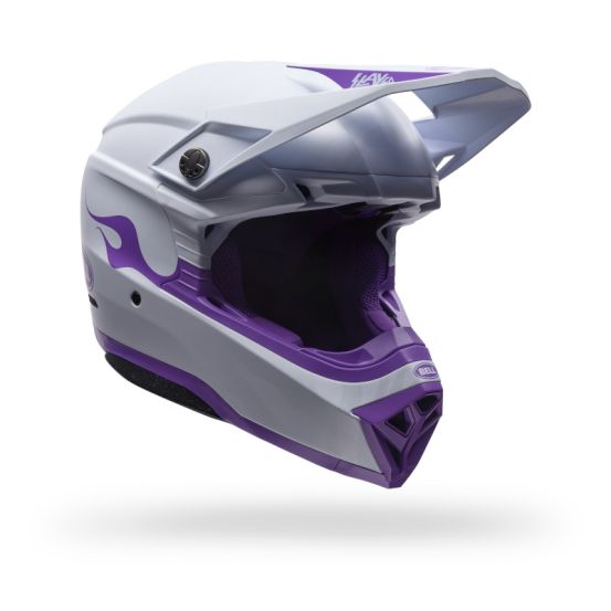 Casque cross Bell Moto-10 MIPS Purple Daze SE- Violet Blanc