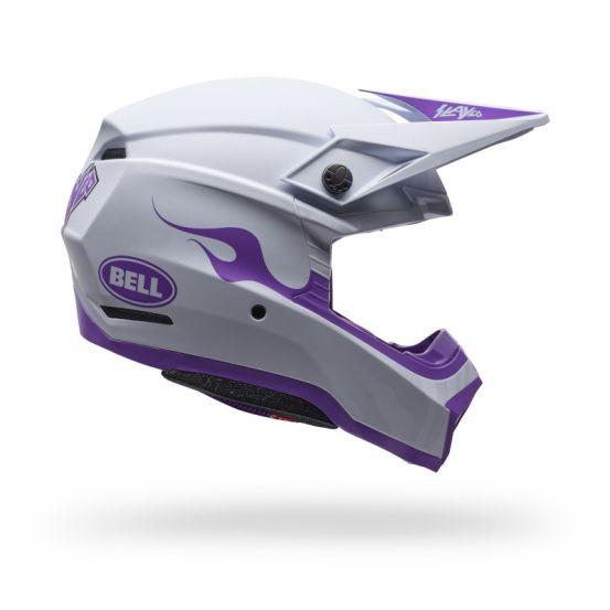 Casque cross Bell Moto-10 MIPS Purple Daze SE- Violet Blanc