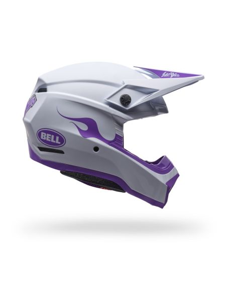Casque cross Bell Moto-10 MIPS Purple Daze SE- Violet Blanc