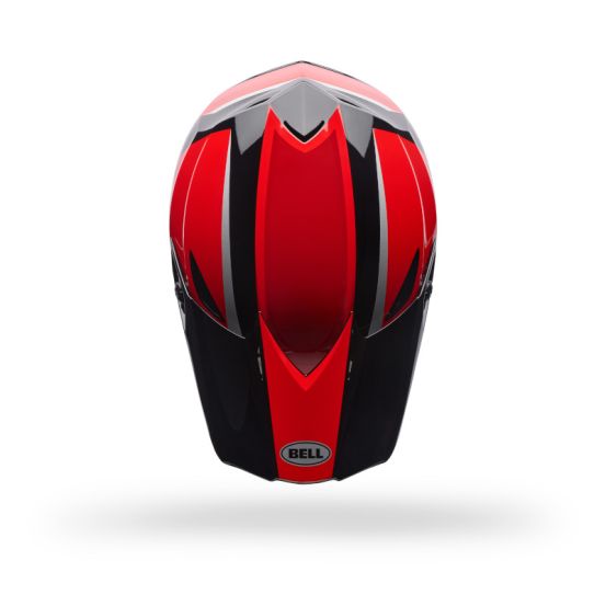 Casque cross Bell MX-10 MIPS Spiral- Noir Rouge