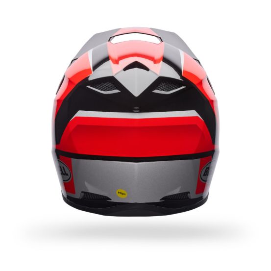 Casque cross Bell MX-10 MIPS Spiral- Noir Rouge
