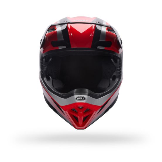 Casque cross Bell MX-10 MIPS Spiral- Noir Rouge