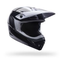 Casque cross Bell MX-10 MIPS Spiral- Noir Blanc