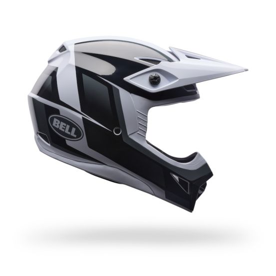 Casque cross Bell MX-10 MIPS Spiral- Noir Blanc