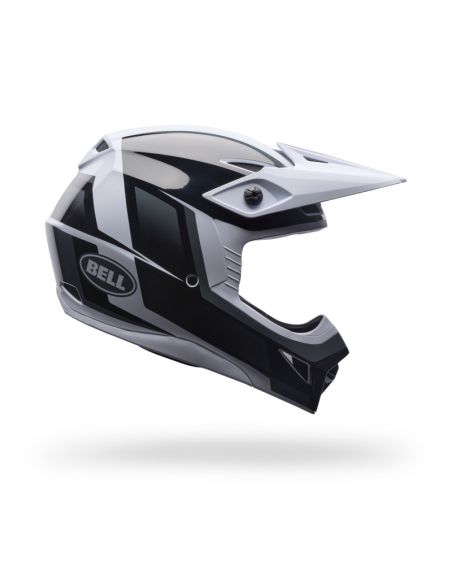 Casque cross Bell MX-10 MIPS Spiral- Noir Blanc