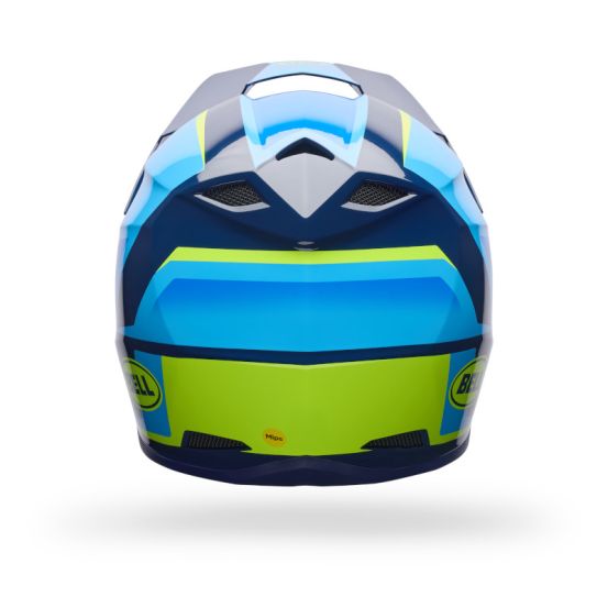 Casque cross Bell MX-10 MIPS Spiral- Bleu