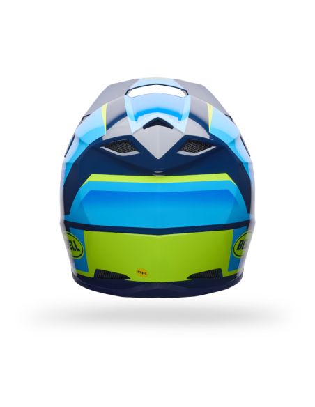 Casque cross Bell MX-10 MIPS Spiral- Bleu