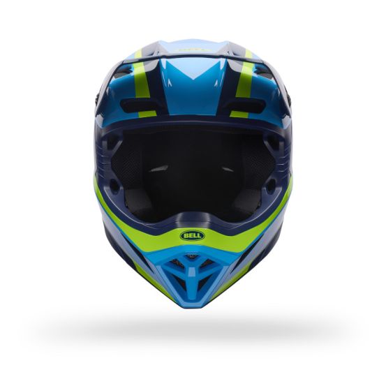 Casque cross Bell MX-10 MIPS Spiral- Bleu