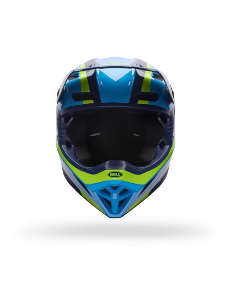 Casque cross Bell MX-10 MIPS Spiral- Bleu
