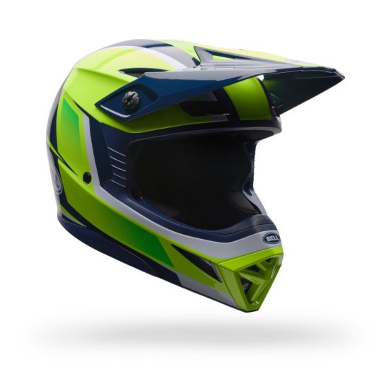 Casque cross enfant Bell MX-10 MIPS Spiral- Jaune fluo