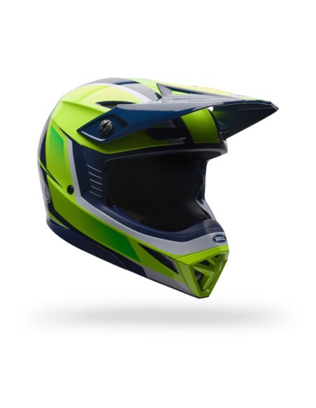 Casque cross enfant Bell MX-10 MIPS Spiral- Jaune fluo