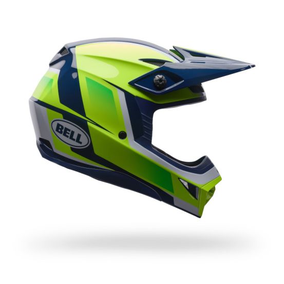 Casque cross enfant Bell MX-10 MIPS Spiral- Jaune fluo