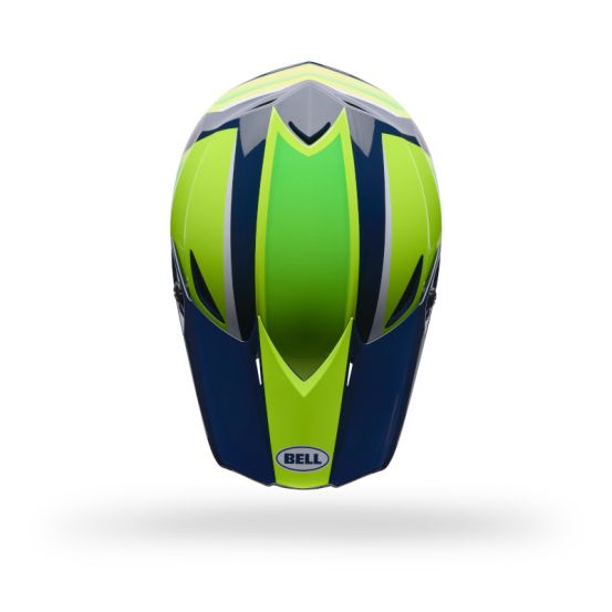 Casque cross enfant Bell MX-10 MIPS Spiral- Jaune fluo