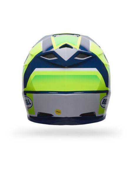 Casque cross enfant Bell MX-10 MIPS Spiral- Jaune fluo