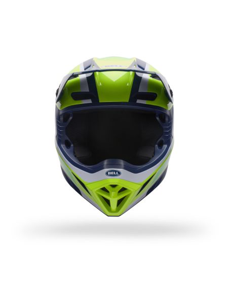 Casque cross enfant Bell MX-10 MIPS Spiral- Jaune fluo