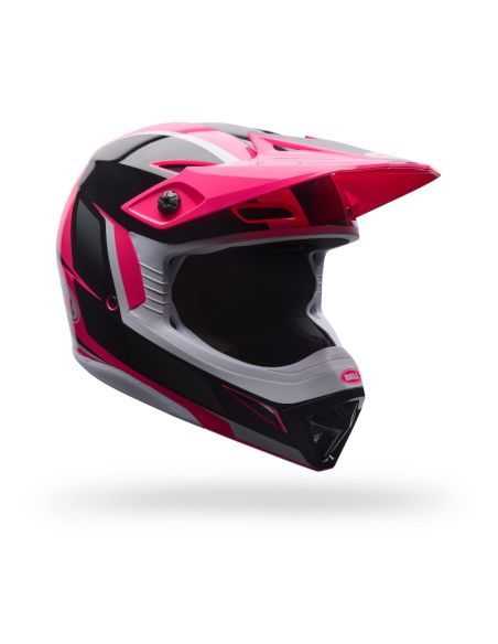 Casque cross enfant Bell MX-10 MIPS Spiral- Rose