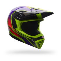 Casque cross enfant Bell MX-10 MIPS Speedway- Violet