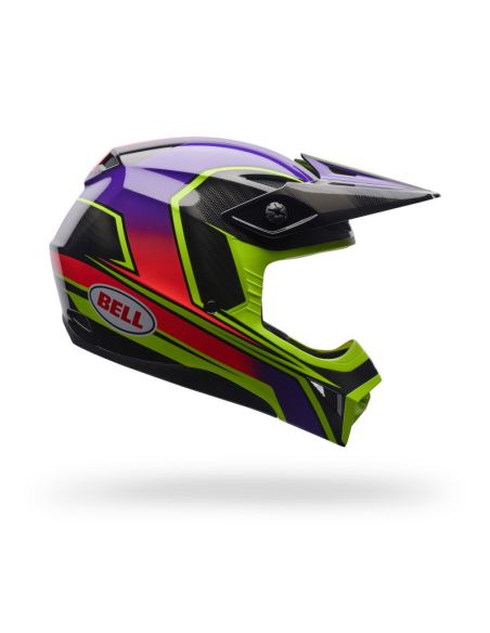 Casque cross enfant Bell MX-10 MIPS Speedway- Violet