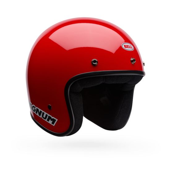 Casque jet Bell Magnum Solid- Rouge