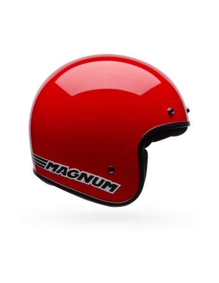 Casque jet Bell Magnum Solid- Rouge