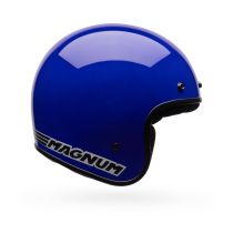 Casque jet Bell Magnum Solid- Bleu 2