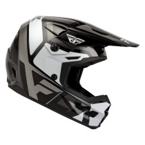 Casque cross enfant Fly 2027 Kinetic Scrap - Noir Blanc Gris 2