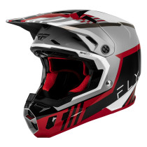 Casque cross Fly 2027 Formula CC Strike - Gris Rouge Noir Blanc 2