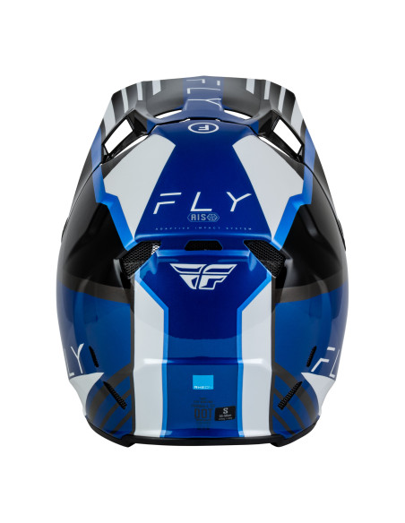 Casque cross Fly 2027 Formula CC Strike - Noir Bleu Gris Blanc