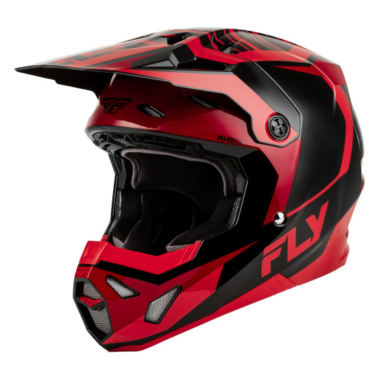 Casque cross Fly 2027 Formula CP Charge - Noir Rouge