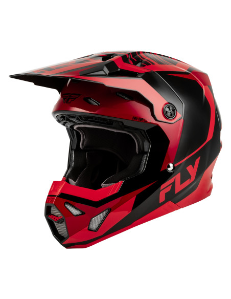 Casque cross Fly 2027 Formula CP Charge - Noir Rouge
