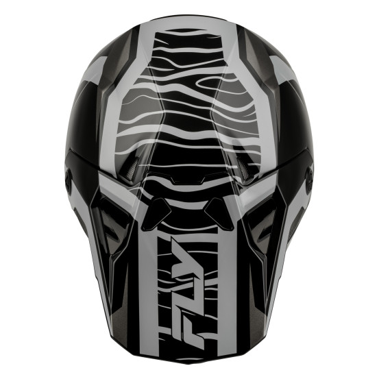 Casque cross Fly 2027 Formula CP Charge - Noir Gris