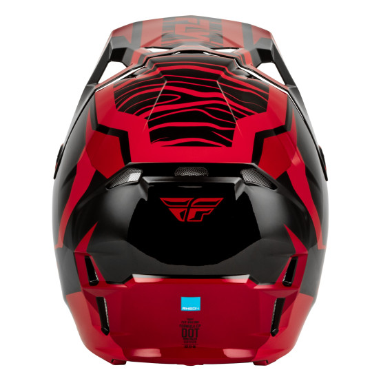 Casque cross Fly 2027 Formula CP Charge - Noir Rouge