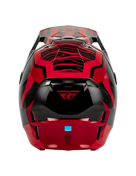 Casque cross Fly 2027 Formula CP Charge - Noir Rouge