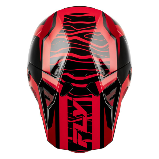 Casque cross Fly 2027 Formula CP Charge - Noir Rouge