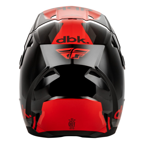 Casque cross Fly 2027 Kinetic DBK 27 - Noir Rouge Gris