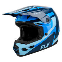 Casque cross Fly 2027 Kinetic Sync - Bleu